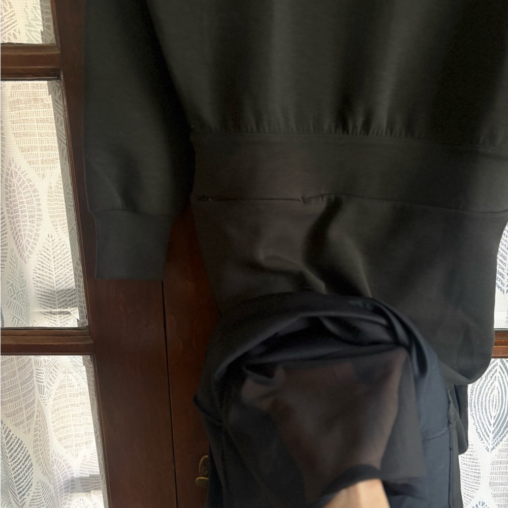 RHONE Black Dreamglow Long Sleeve Sweatshirt Dress - Picture 8 of 13